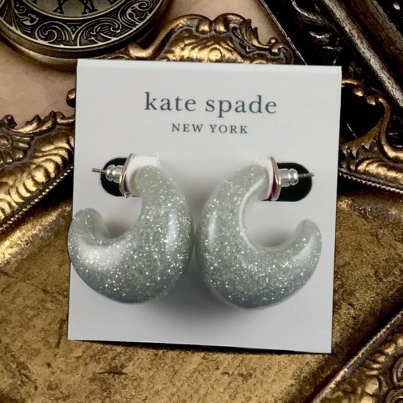 KATE SPADE • Adore-ables Huggies Hoop Earrings - Picture 3 of 4